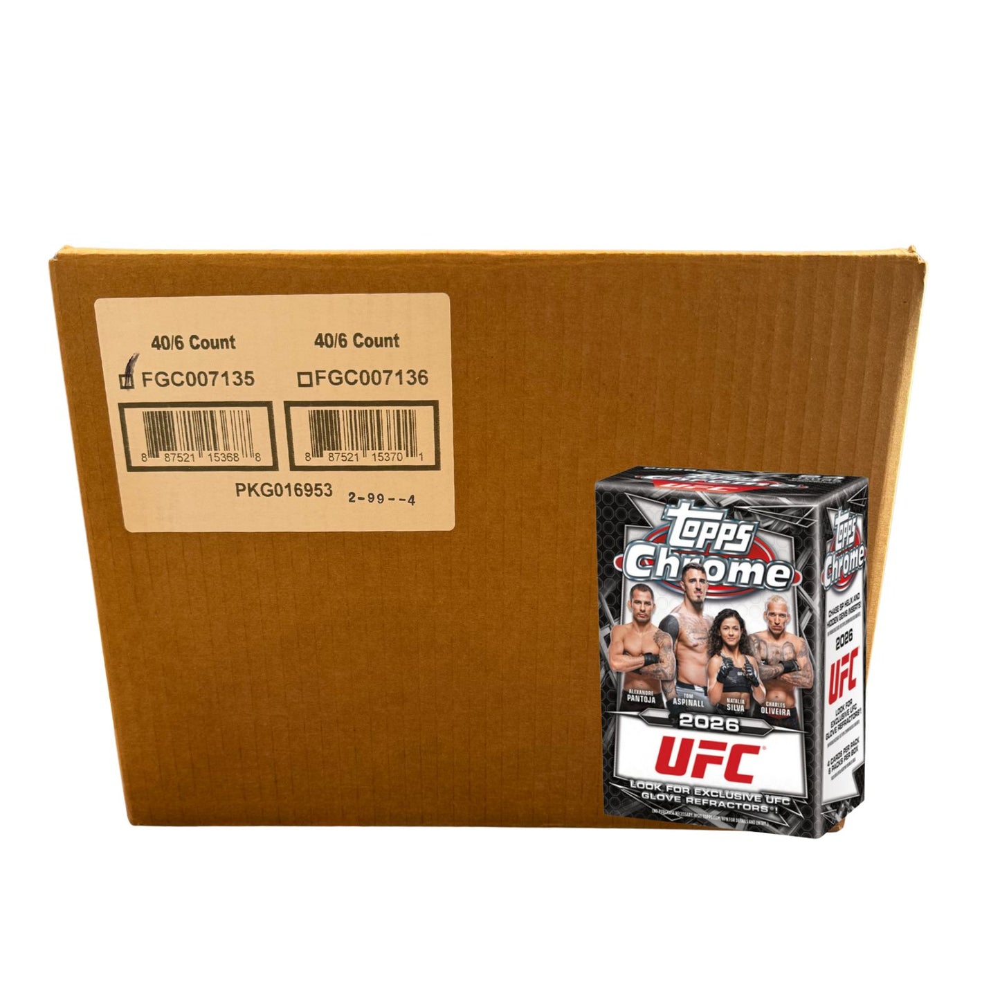 2026 Topps Chrome UFC Blaster / Value Box Sealed Case (40 Boxes)