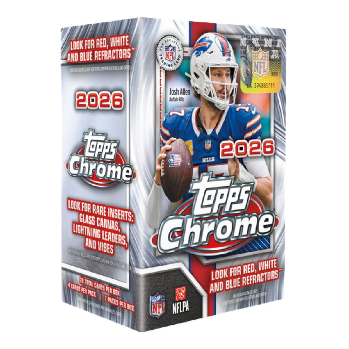 Pre Order - 2026 Topps Chrome Football Value / Blaster Box