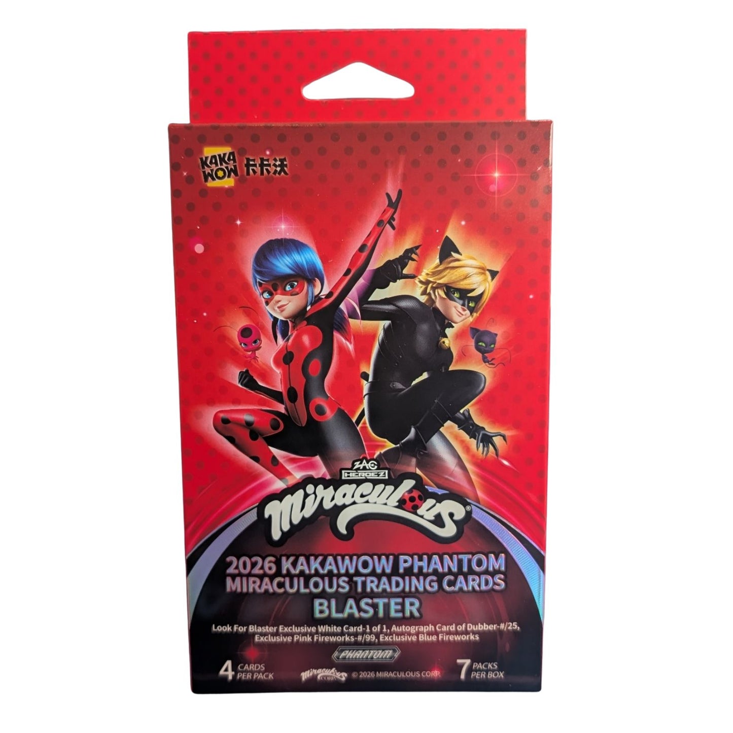 2026 kakawow Phantom Miraculous Trading Cards Blaster Box