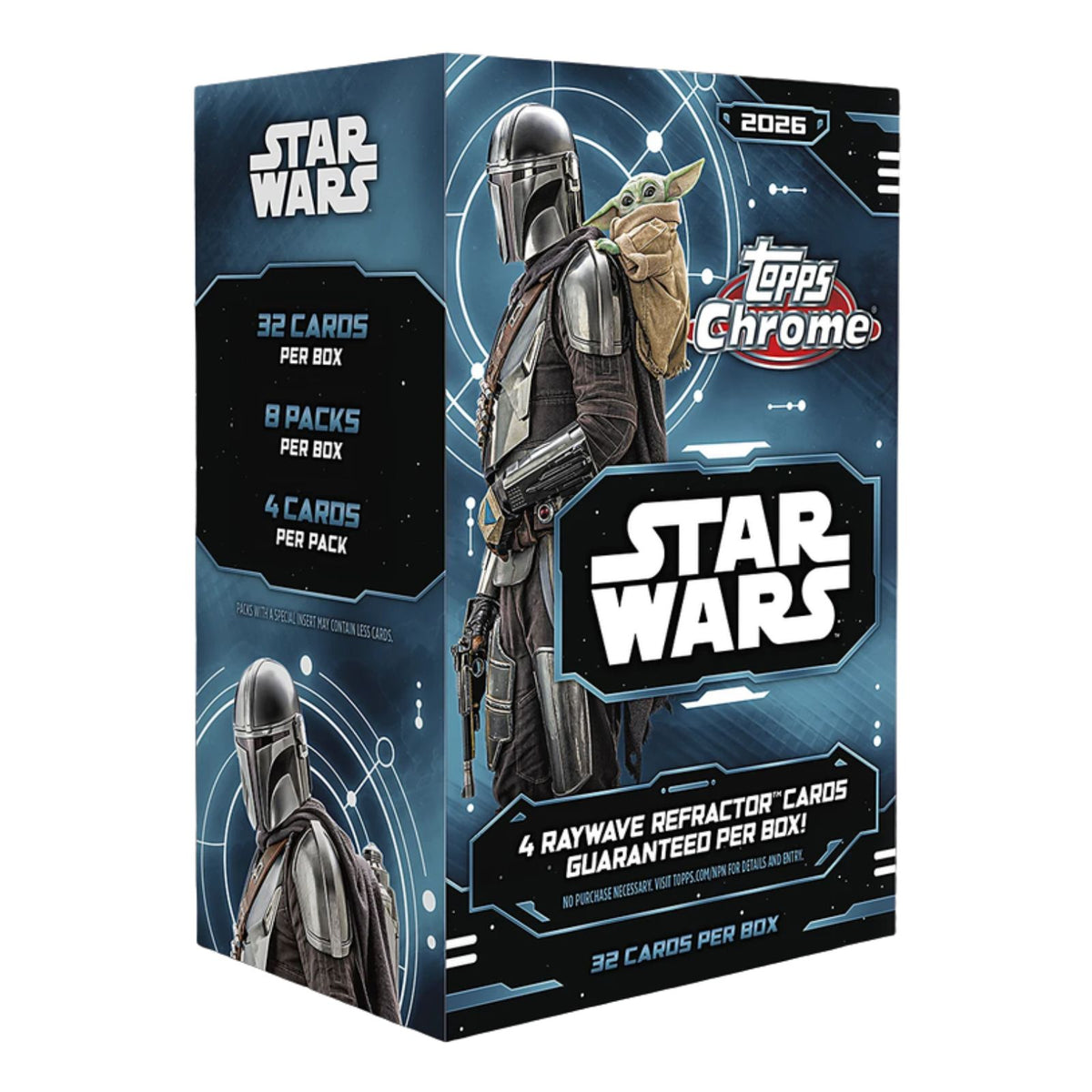 Pre Order - 2026 Topps Chrome Star Wars Value / Blaster Box