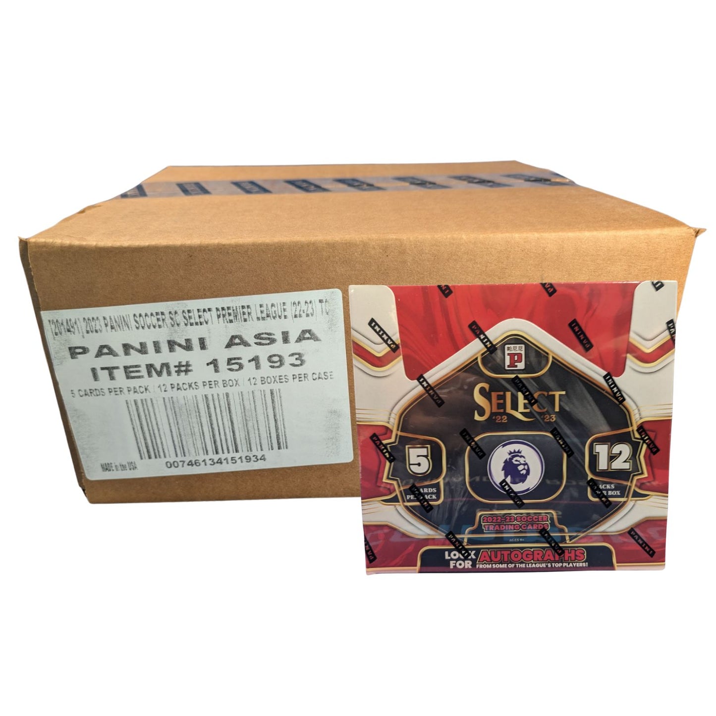2022-23 Panini Select EPL Soccer Tmall Box Sealed Case (12 Boxes)