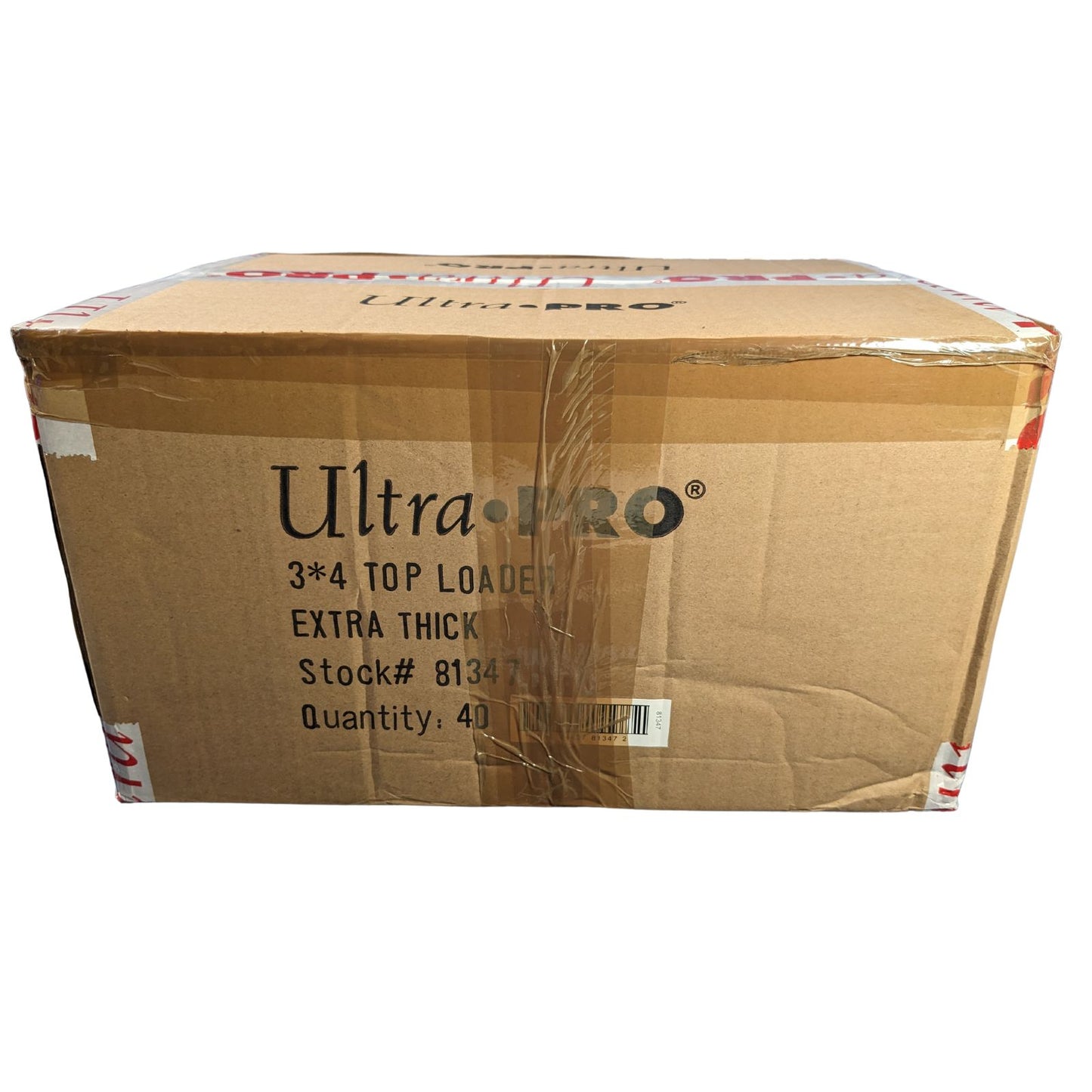 75pt Ultra Pro Toploaders Sealed Case of 40 Packs (1000 Toploaders)