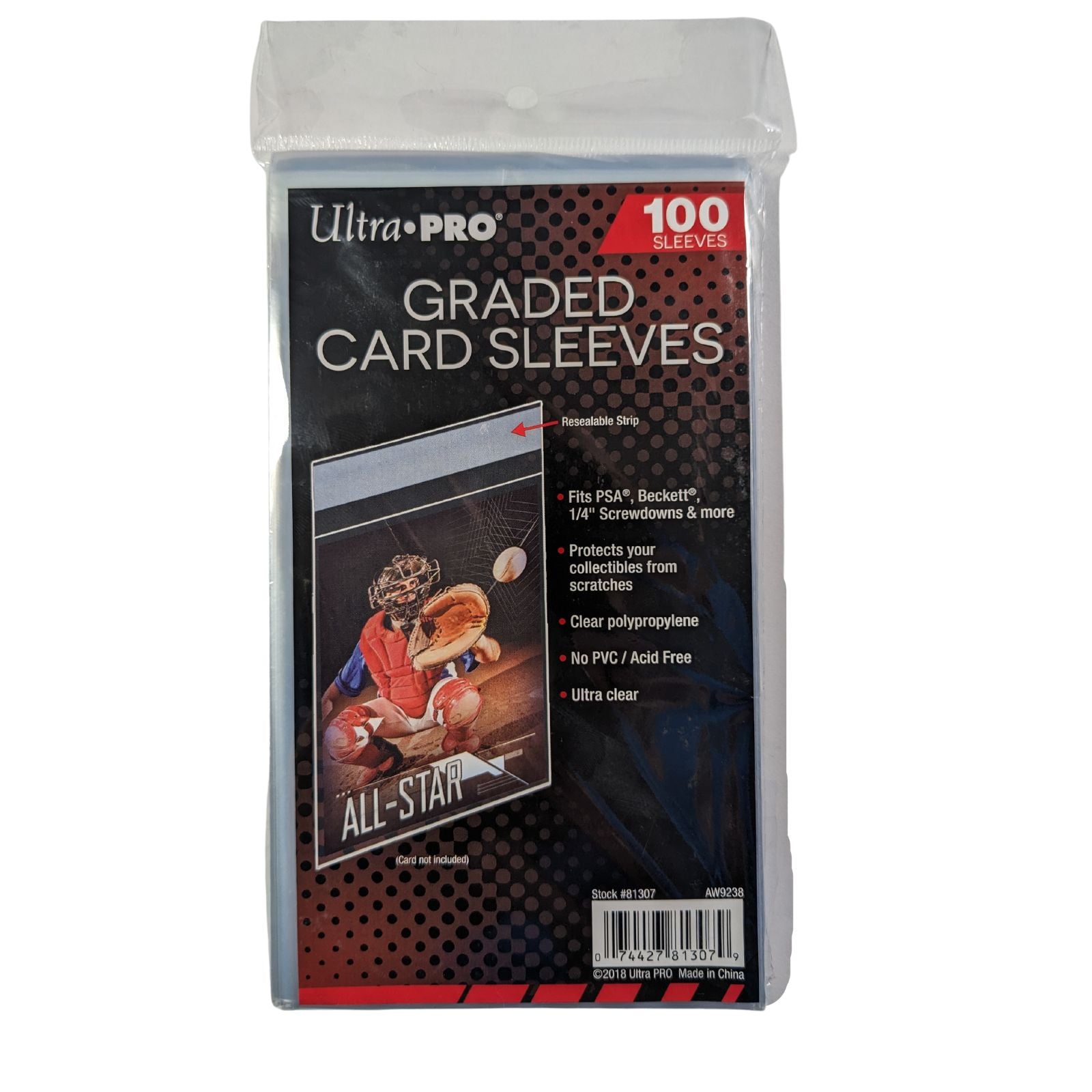 Ultra Pro Graded Card Sleeves (100 Sleeves) pcommandocards Ultra Pro Graded Card Sleeves (100 Sleeves) pcommandocards