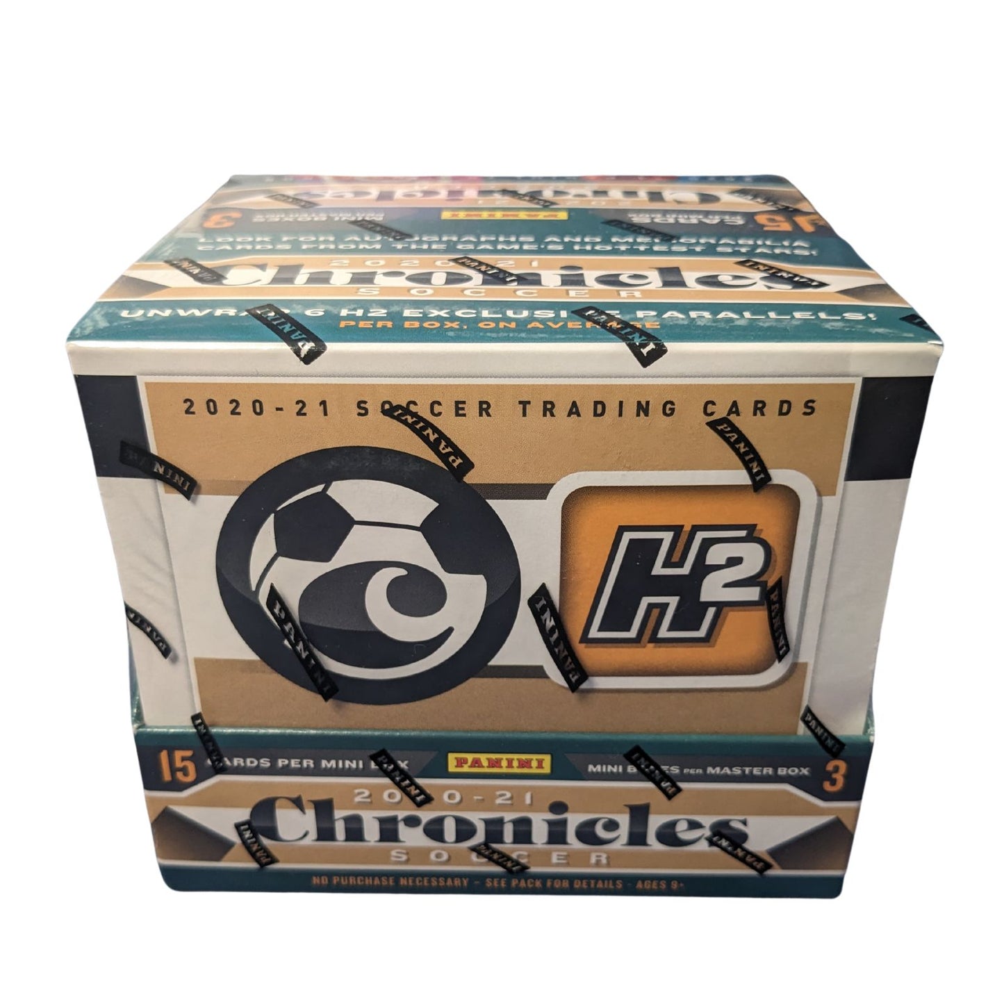 2020-21 Panini Chronicles Soccer Hobby H2 Boîte Asie