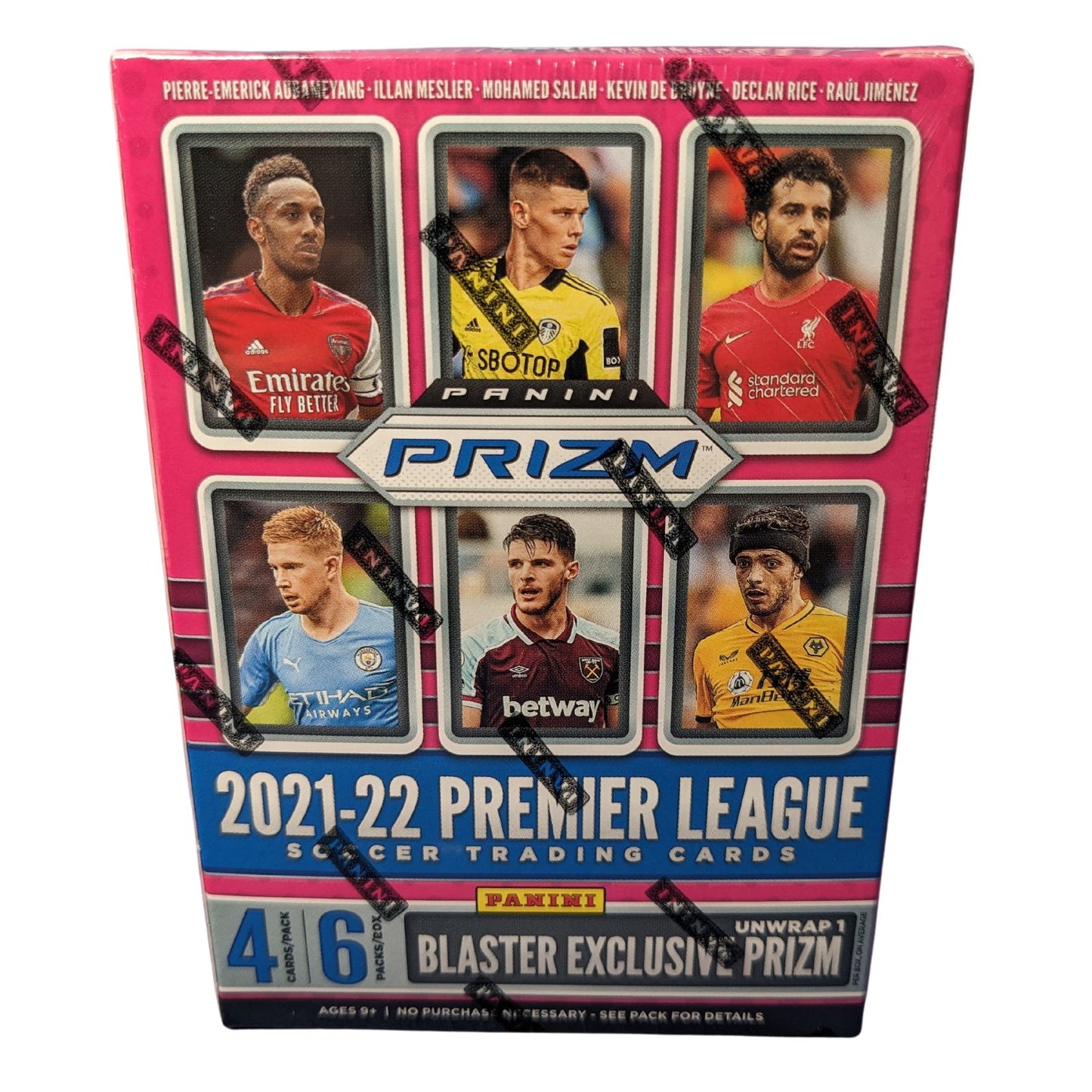Boîte de blaster de football Panini Prizm EPL 2021-22