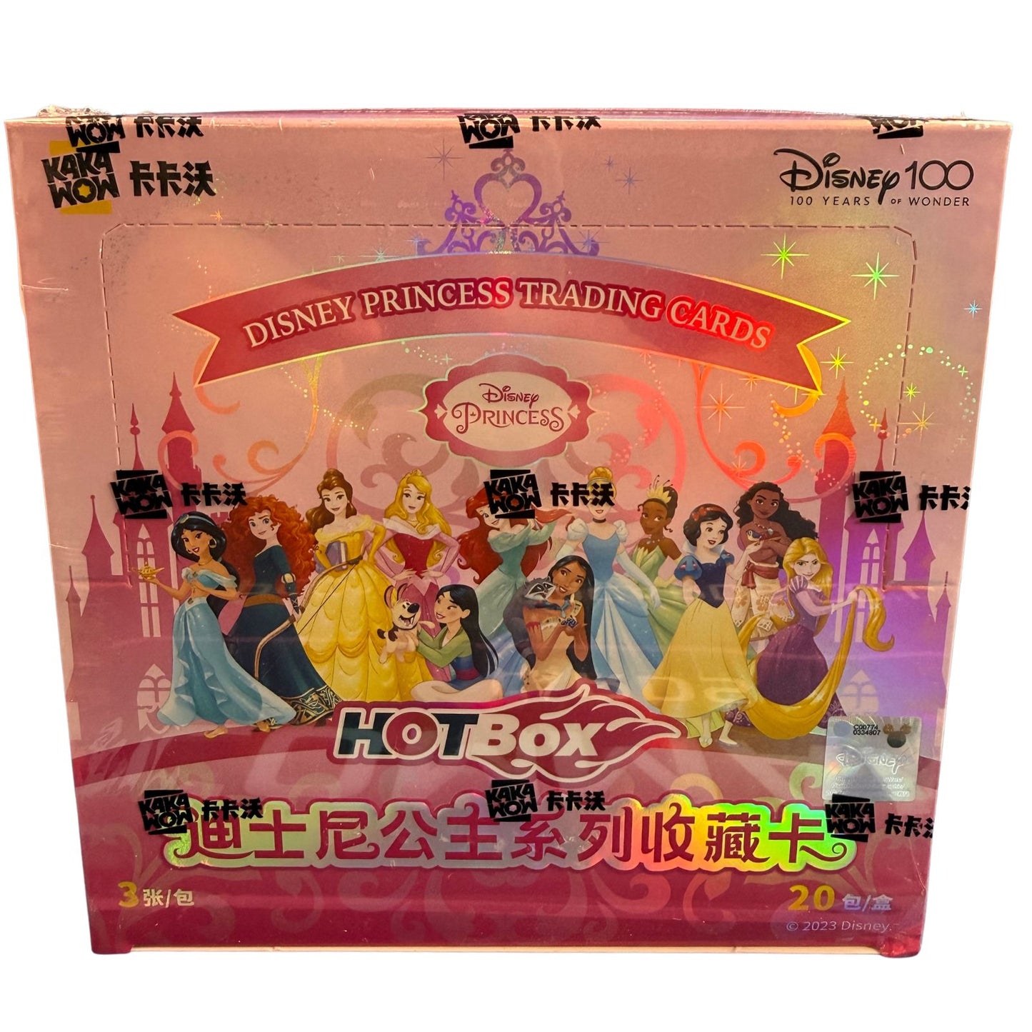 2023 Kakawow Disney 100 Princess Trading Cards Hotbox