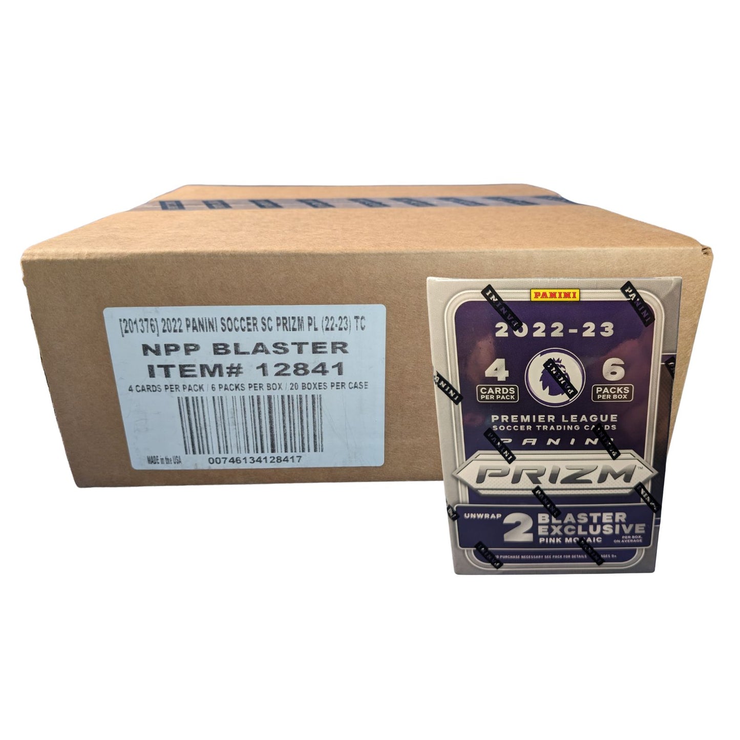 2022-23 Panini Prizm EPL Soccer Blaster Box Sealed Case (20 Boxes)