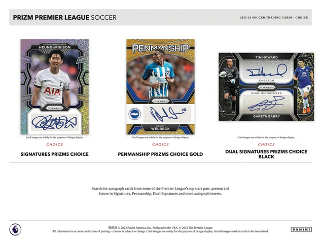 2023–24 Panini Prizm EPL Fußball-Auswahl-Hobbybox