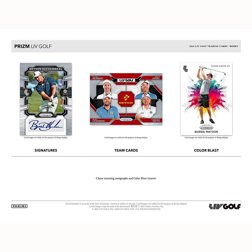 2024 Panini Prizm LIV Golf Hobby Box