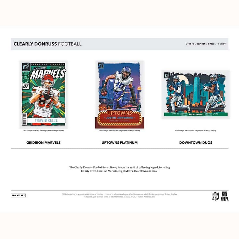 Pre Order - 2024 Panini Clearly Donruss Football Hobby Box