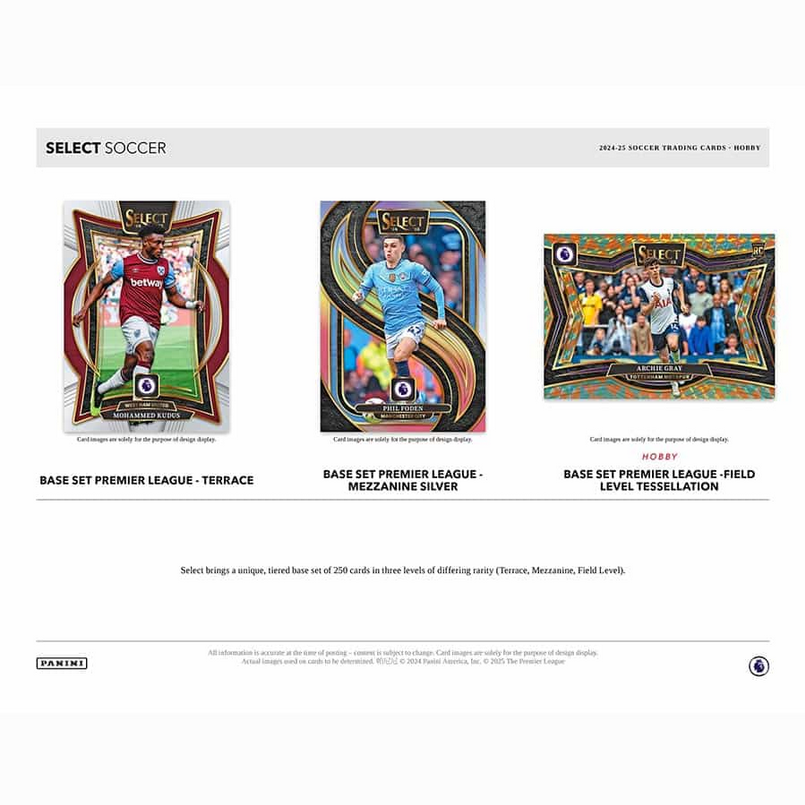 Pre Order - 2024-25 Panini Select EPL Hobby Box
