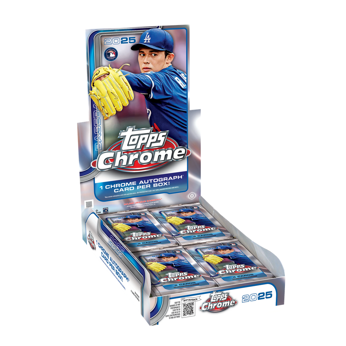 Pre Order - 2025 Topps Chrome Baseball Hobby Box