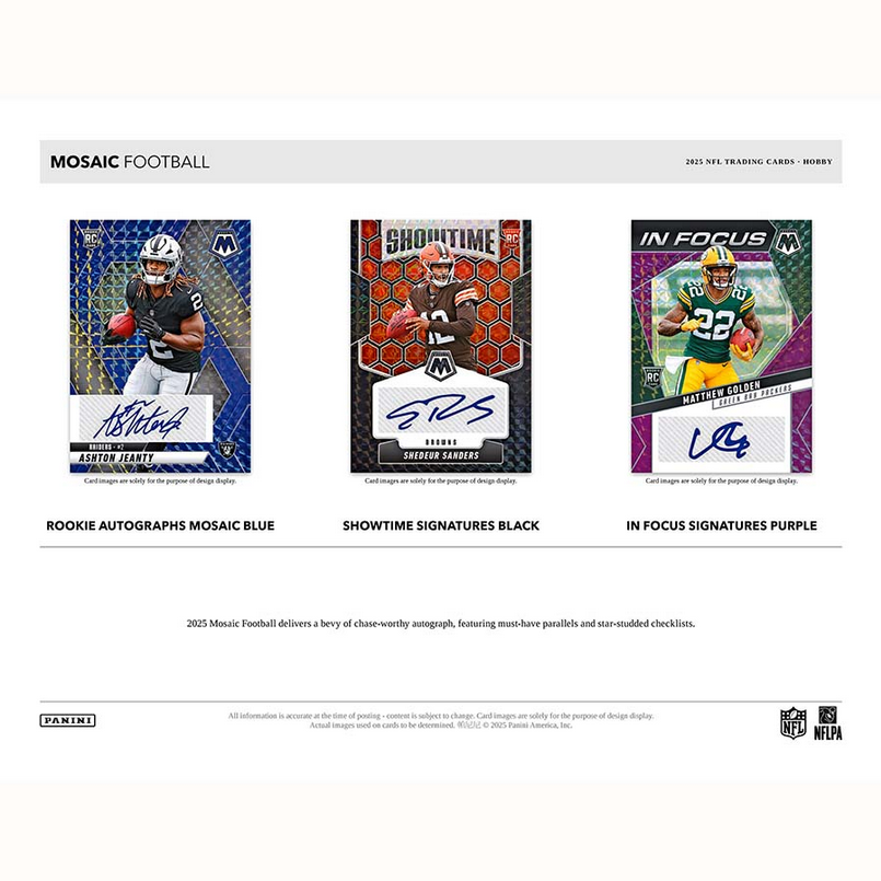 Pre Order - 2025 Panini Mosaic Football Hobby Box