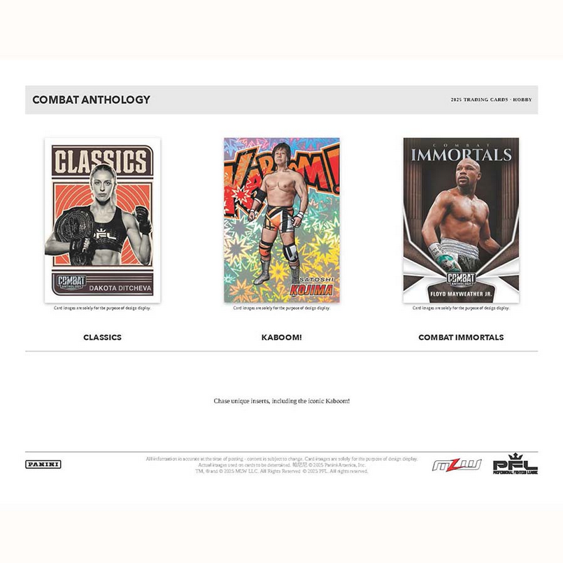 Pre Order - 2025 Panini PFL Combat Anthology Hobby