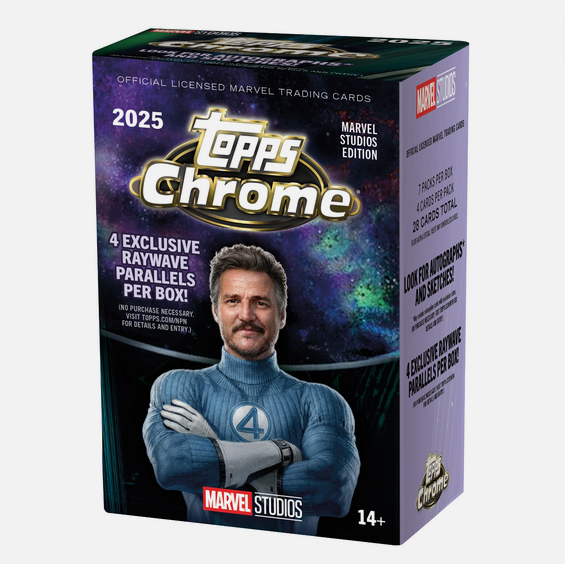 Pre Order - 2025 Topps Chrome Marvel Studios Blaster / Value Box