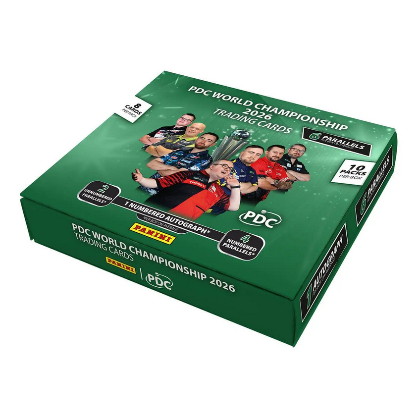 2026 Panini PDC World Championship Darts Trading Card Collection Premium Box