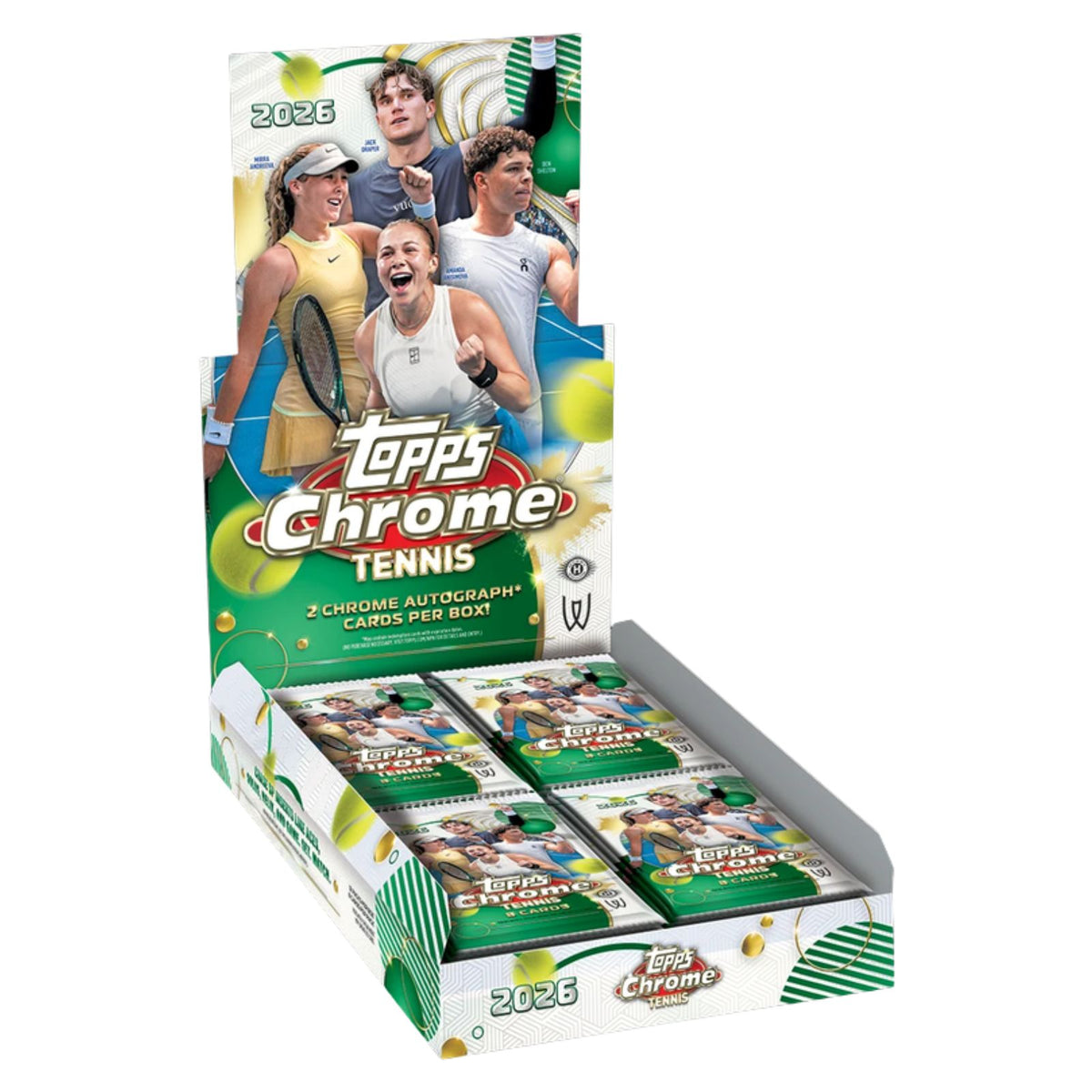 Pre Order - 2026 Topps Chrome Tennis Hobby Box