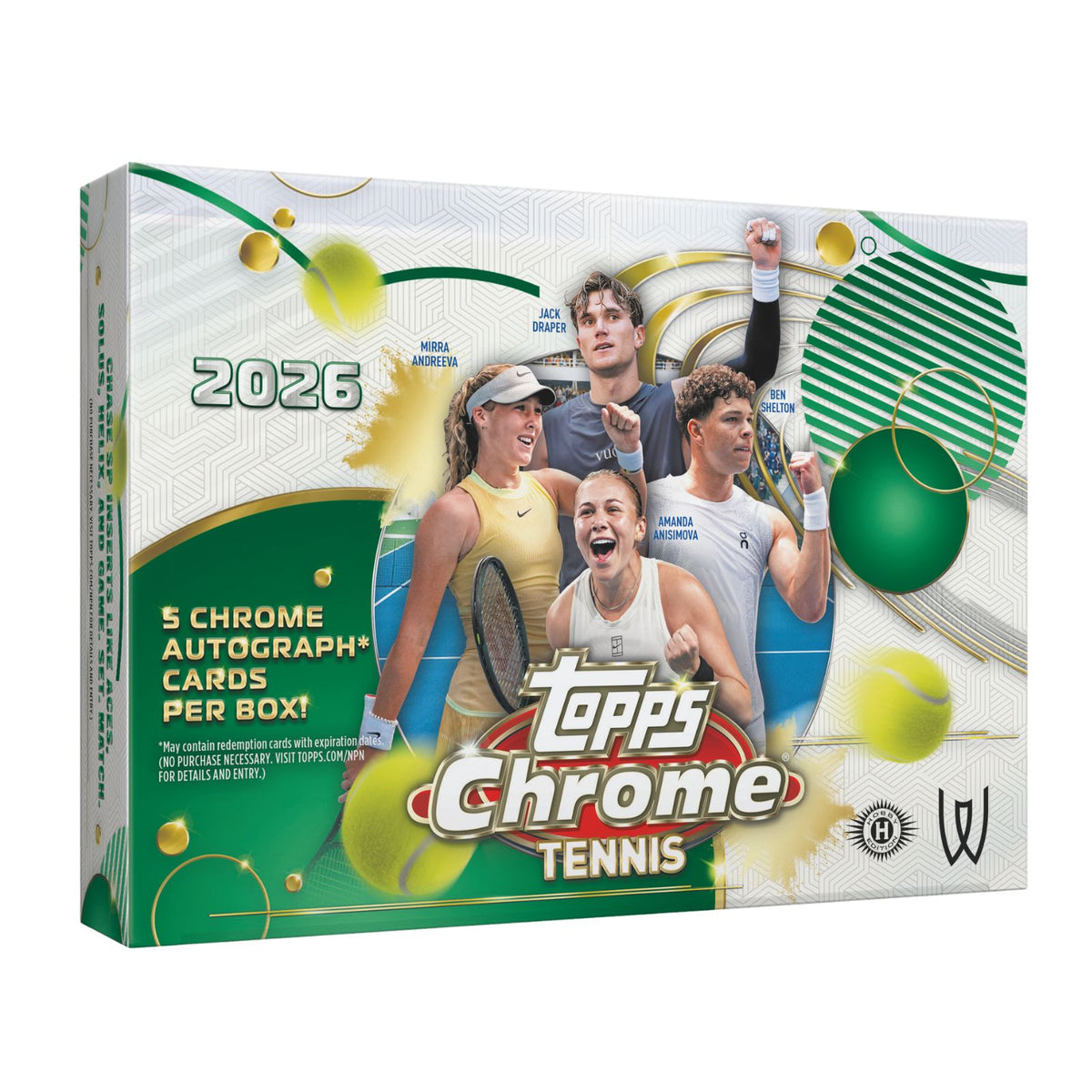 Pre Order - 2026 Topps Chrome Tennis Breaker Delight Box
