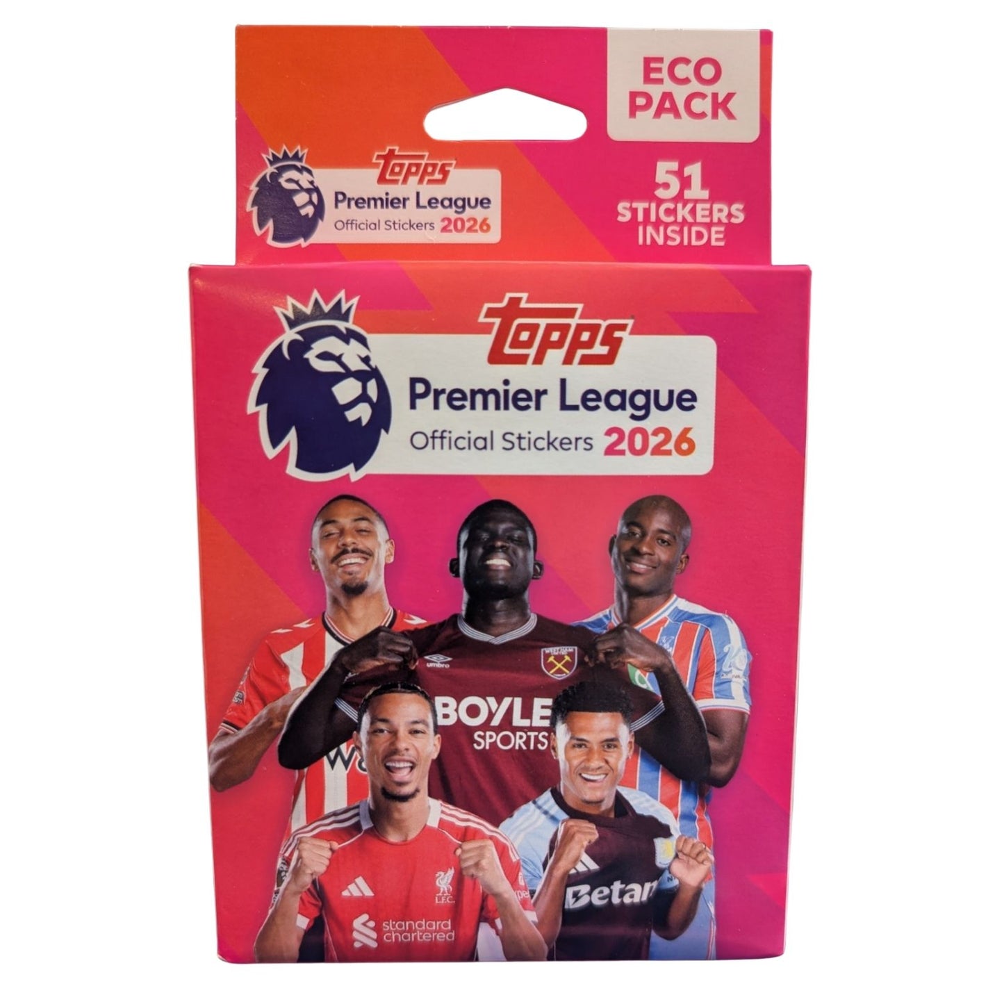 2026 Topps Official Premier League Soccer Stickers Eco Pack