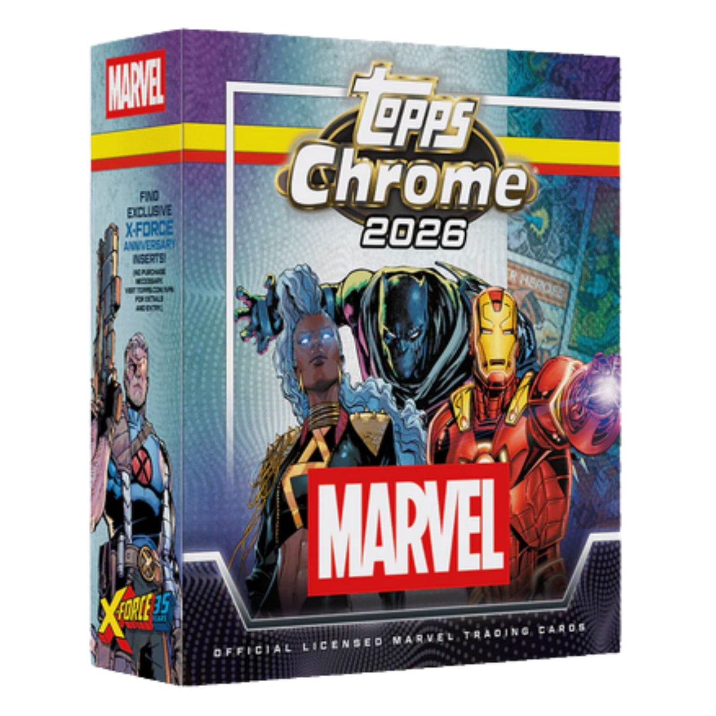 Pre Order - 2026 Topps Chrome Marvel Comics Mega Box