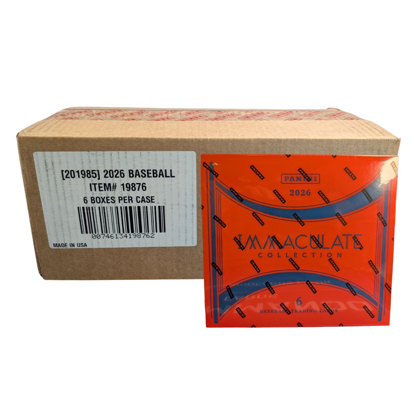 2026 Panini Immaculate Collection Baseball Hobby Box Sealed Case (6 Boxes)