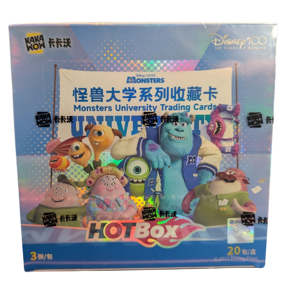 2023 Kakawow Disney 100 Monsters University Trading Cards Hotbox