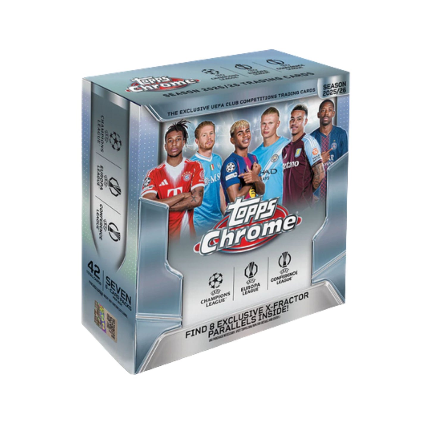 Pre Order - 2025-26 Topps Chrome UEFA Club Competitions Mega Box
