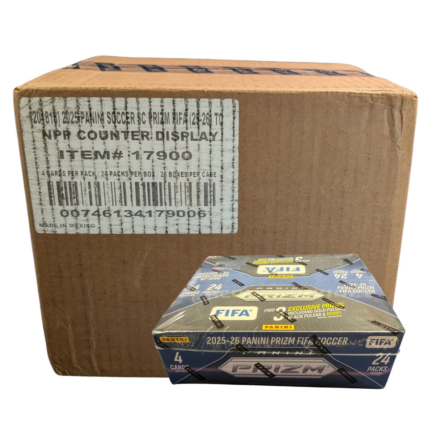 2025-2026 Panini Prizm FIFA Soccer Retail Box Sealed Case (20 Boxes)