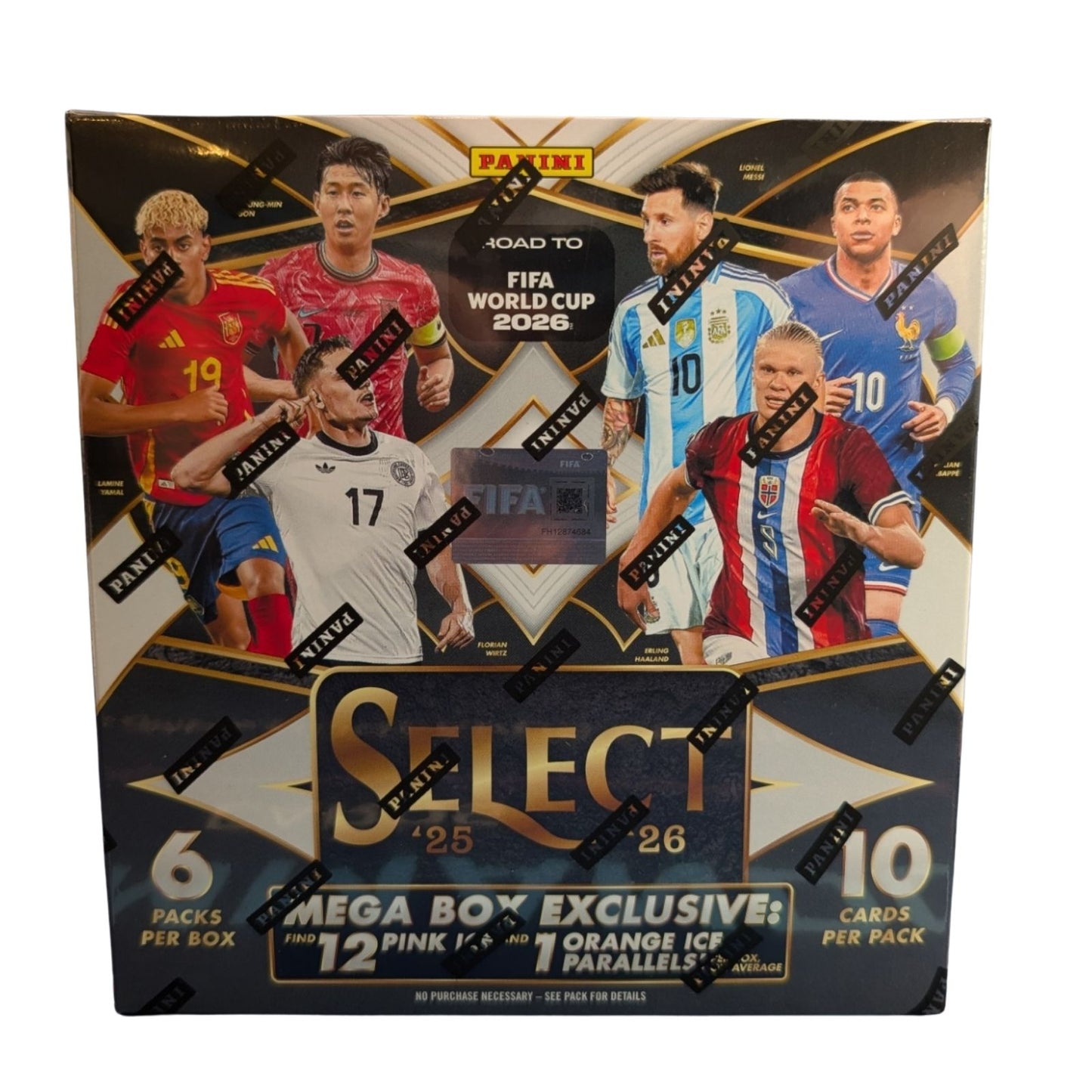 2025-26 Panini Select Road to the World Cup Soccer Mega Box