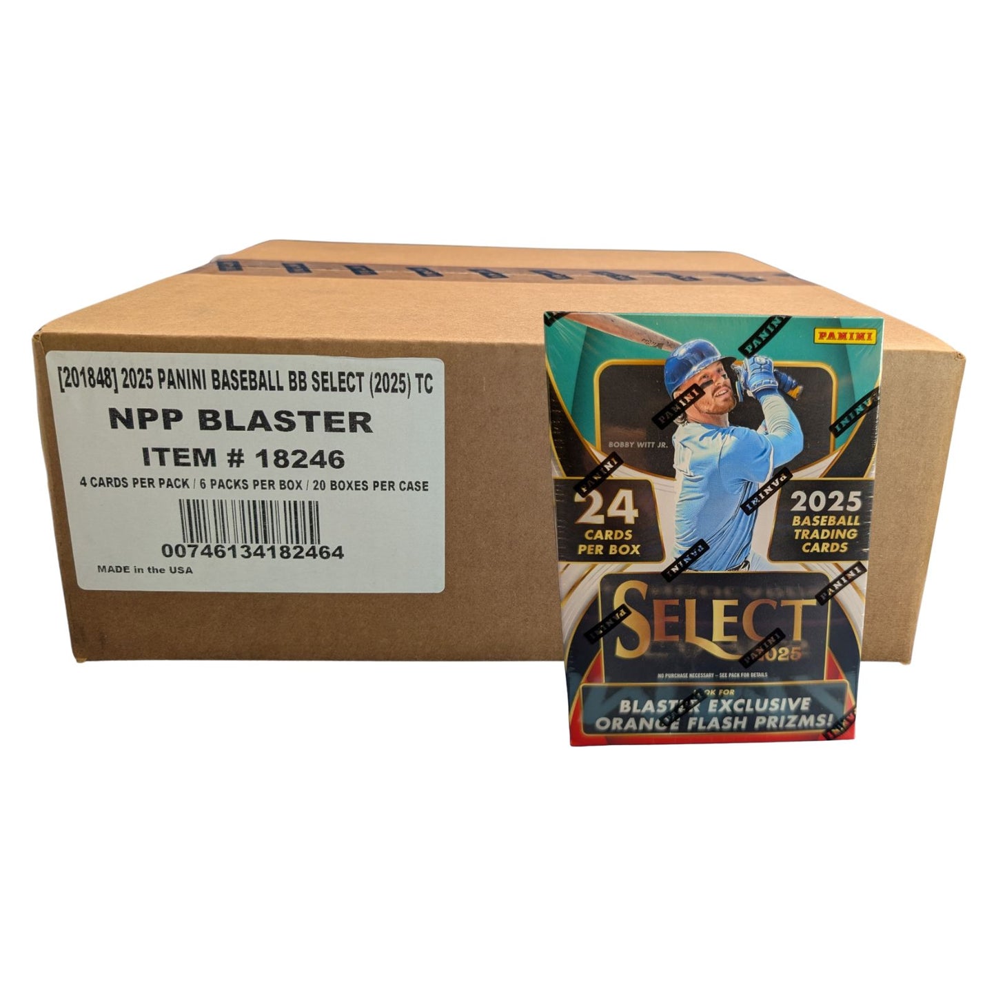 2025 Panini Select Baseball Blaster Box Sealed Case (20 Boxes)