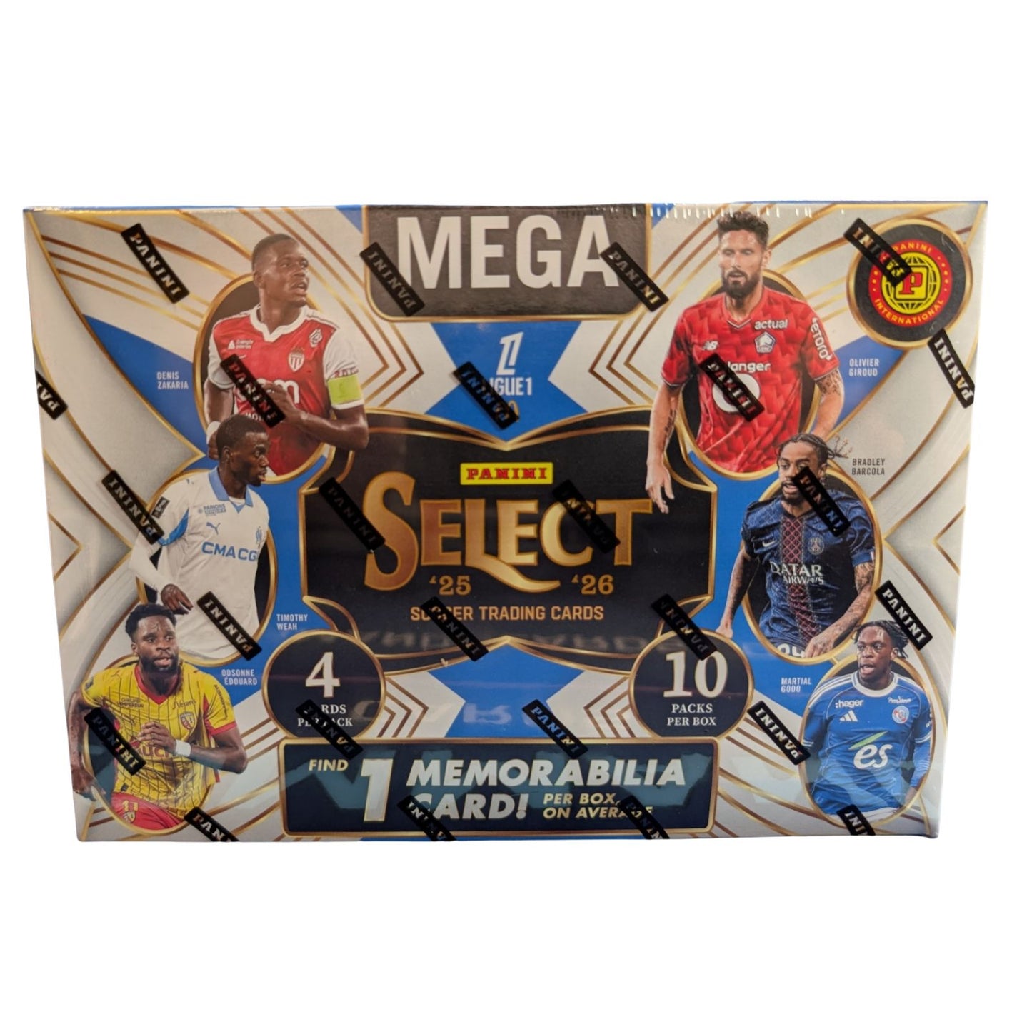 2025-26 Panini Select Ligue 1 Hobby International Mega Box