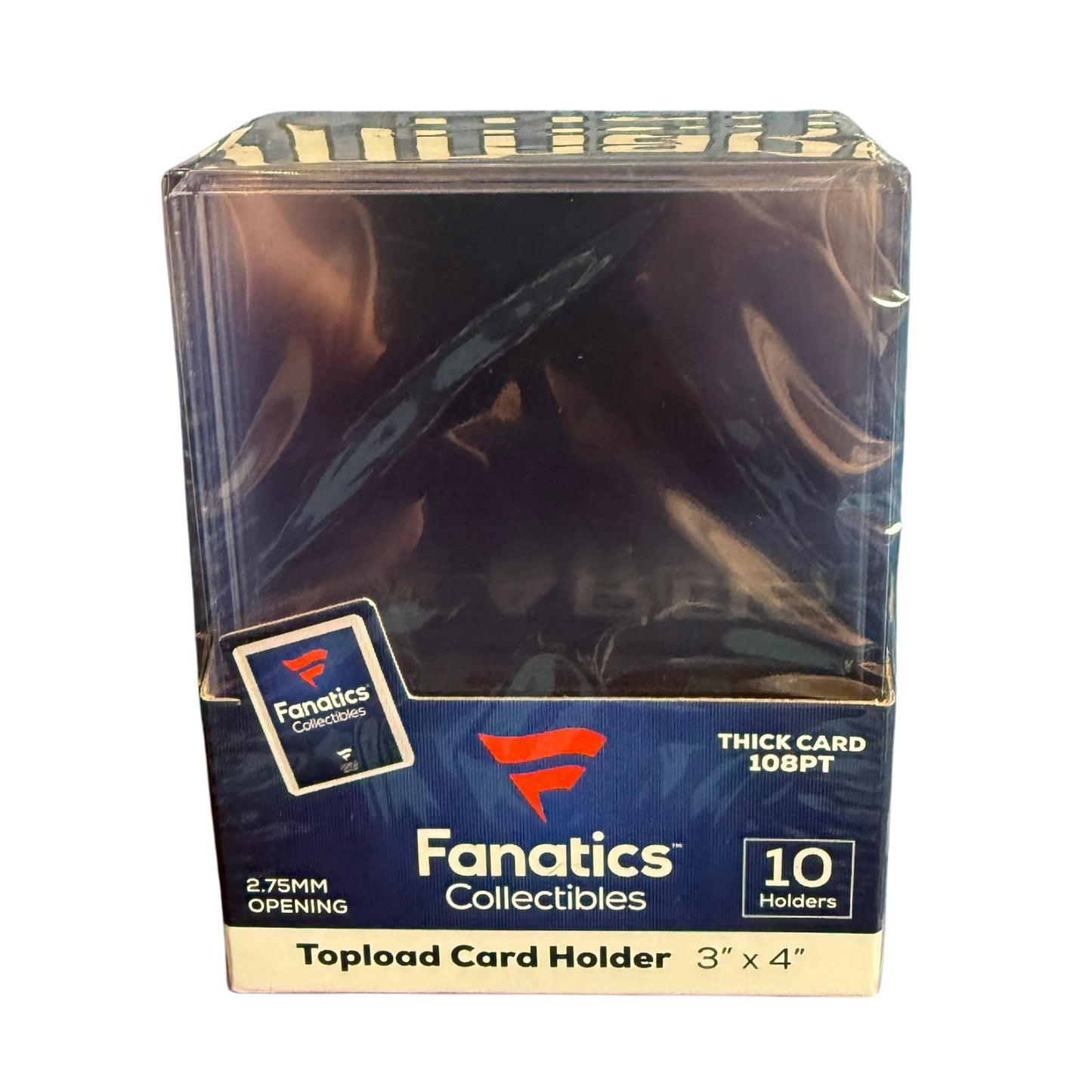 108pt Fanatics Collectibles Toploaders 3x4 Inch 10 Pack