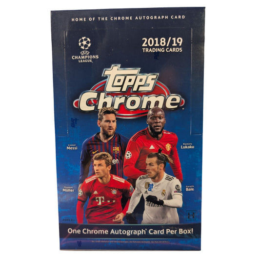 2018-19 Topps Chrome UCL Soccer Hobby Box