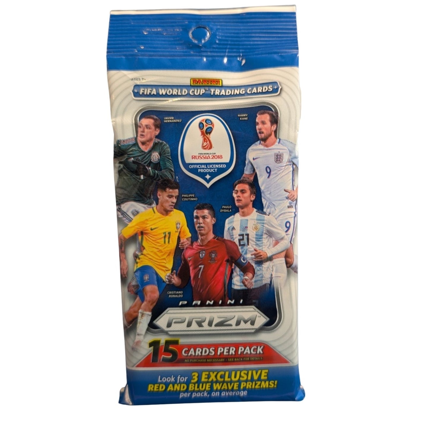 2018 Panini Prizm World Cup Cello / Fat Pack Box (12 Packs)