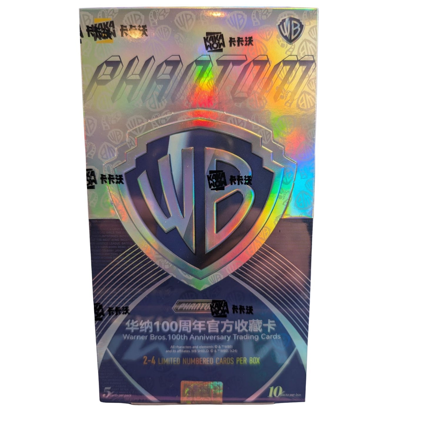 2024 Kakawow Phantom Warner Bros. 100th Anniversary Trading Cards Box
