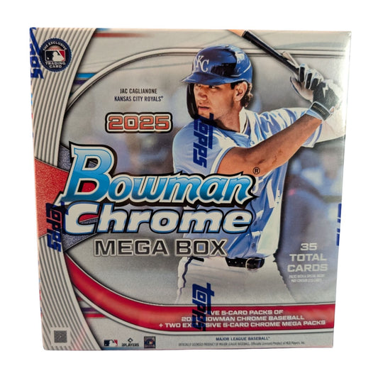 Pre Order - 2025 Bowman Chrome Baseball Mega Box