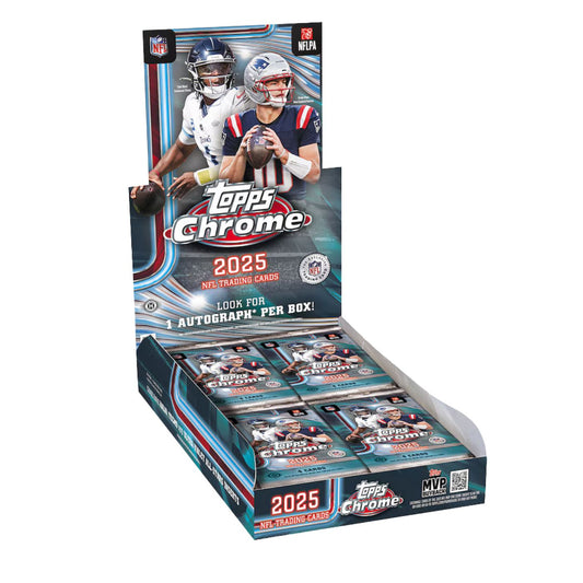 2025 Topps Chrome Football Hobby Box
