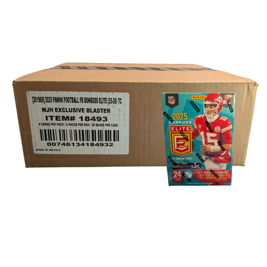 2025 Panini Donruss Elite Football Blaster Box Sealed Case (20 Boxes)