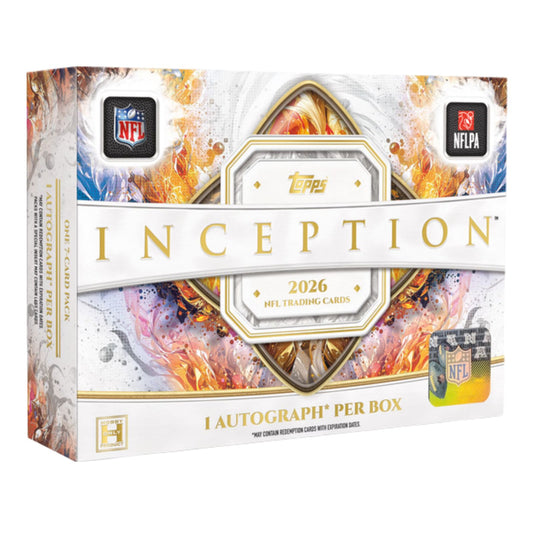 Pre Order - 2026 Topps Inception Football Hobby Box