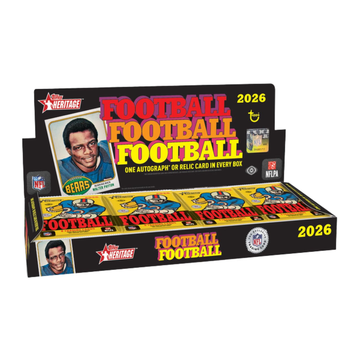 Pre Order - 2026 Topps Heritage Football Hobby Box