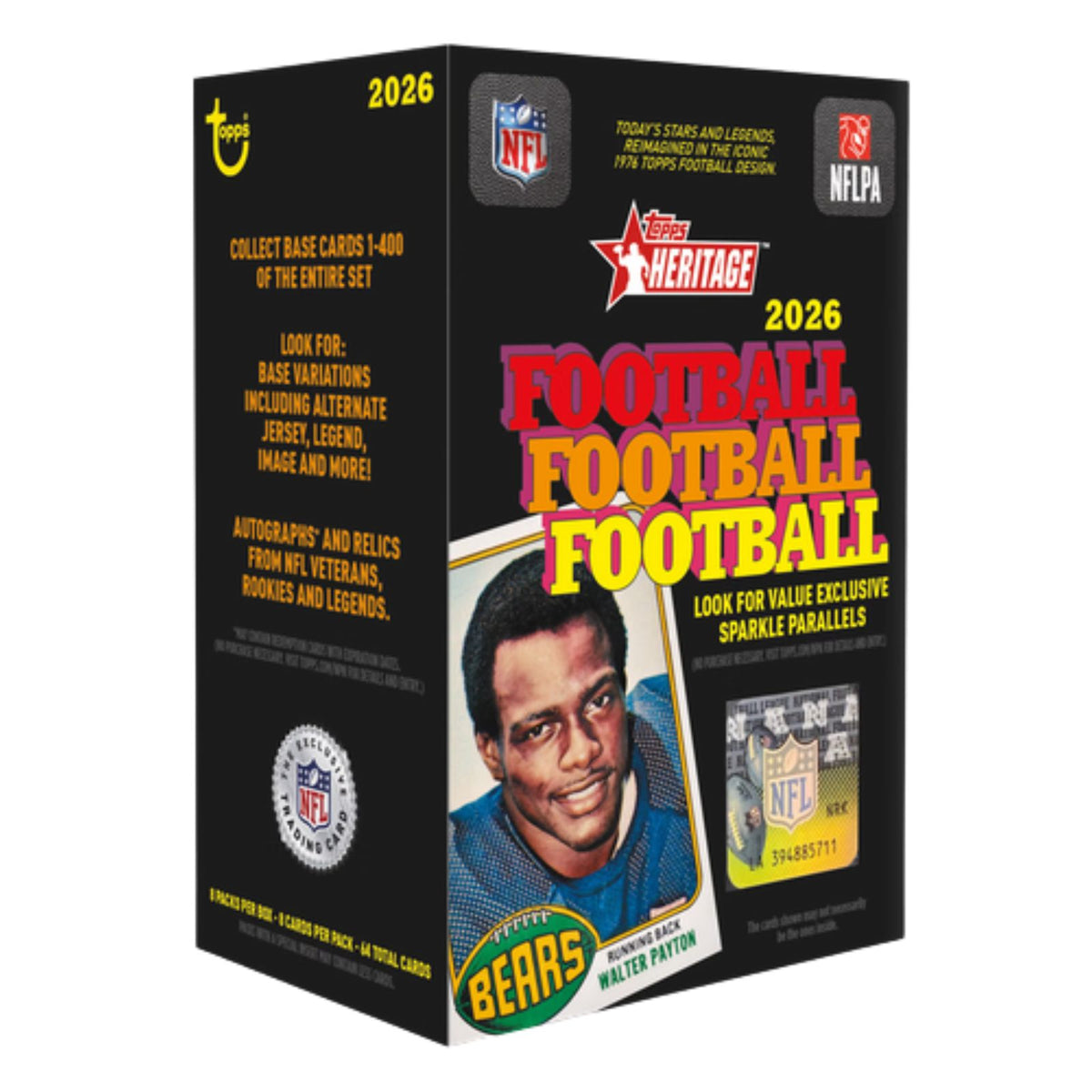 Pre Order - 2026 Topps Hertage Football Value / Blaster Box