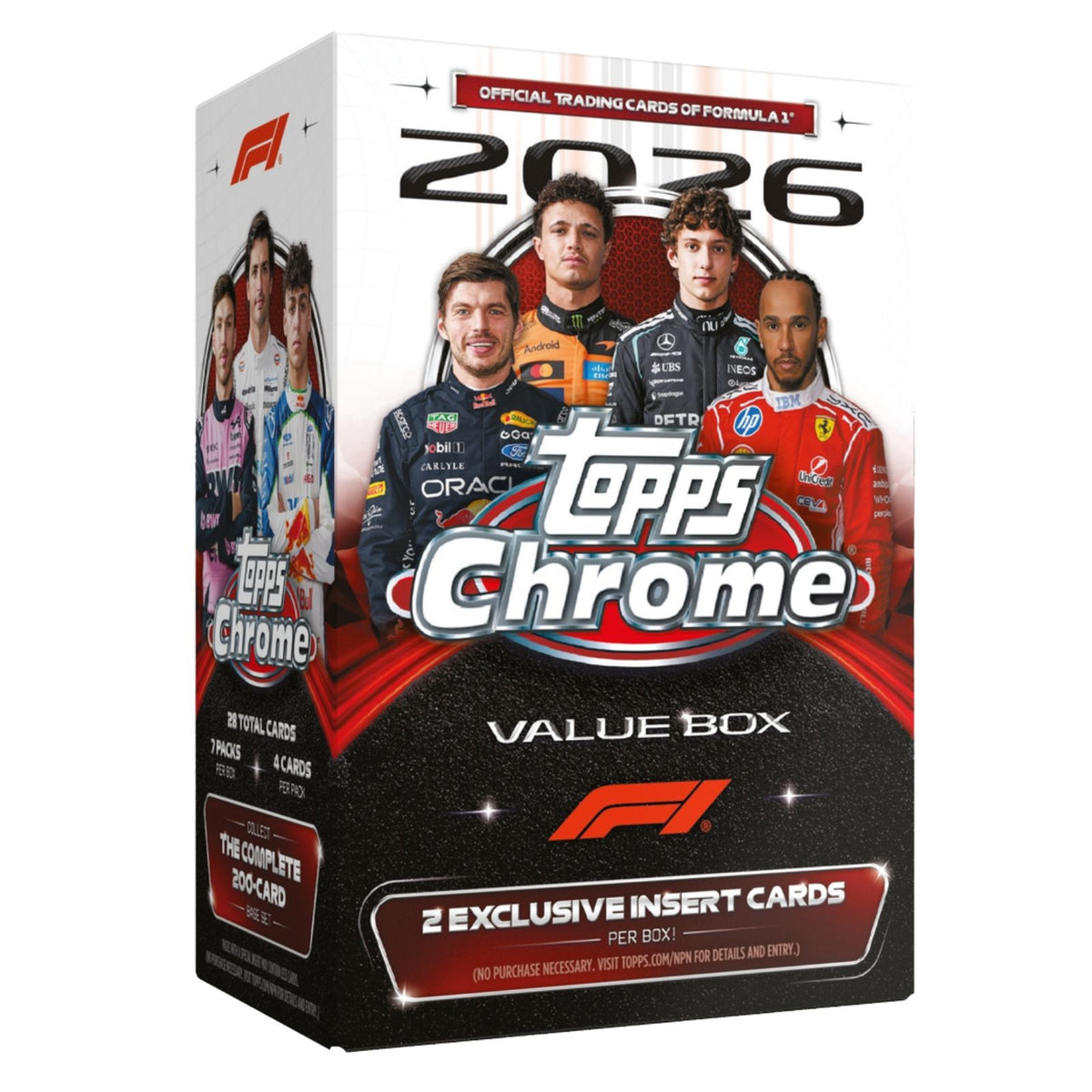Pre Order - 2026 Topps Chrome Formula 1 Value / Blaster Box