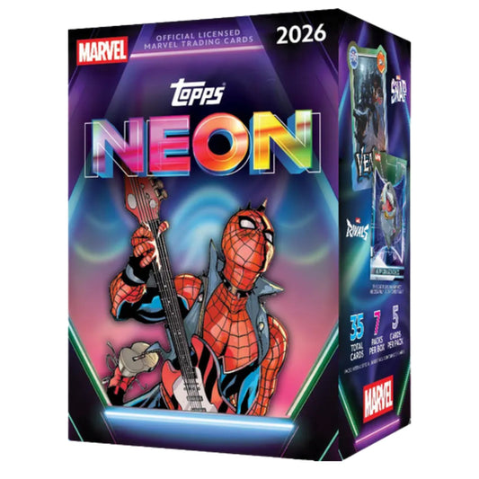 Pre Order - 2026 Topps Marvel Neon Value / Blaster Box