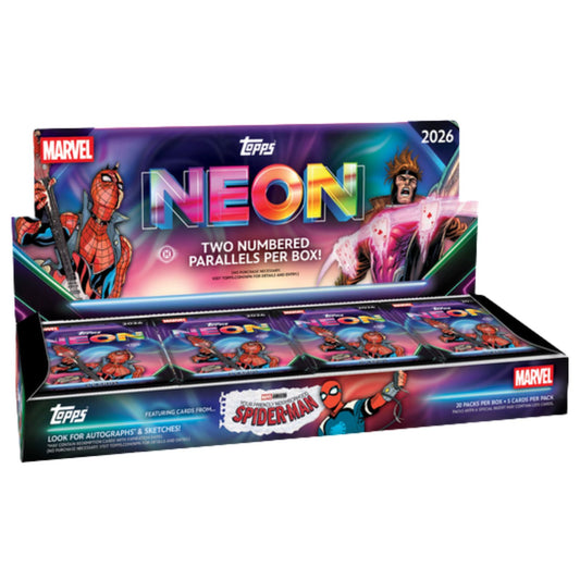 Pre Order - 2026 Topps Marvel Neon Hobby Box