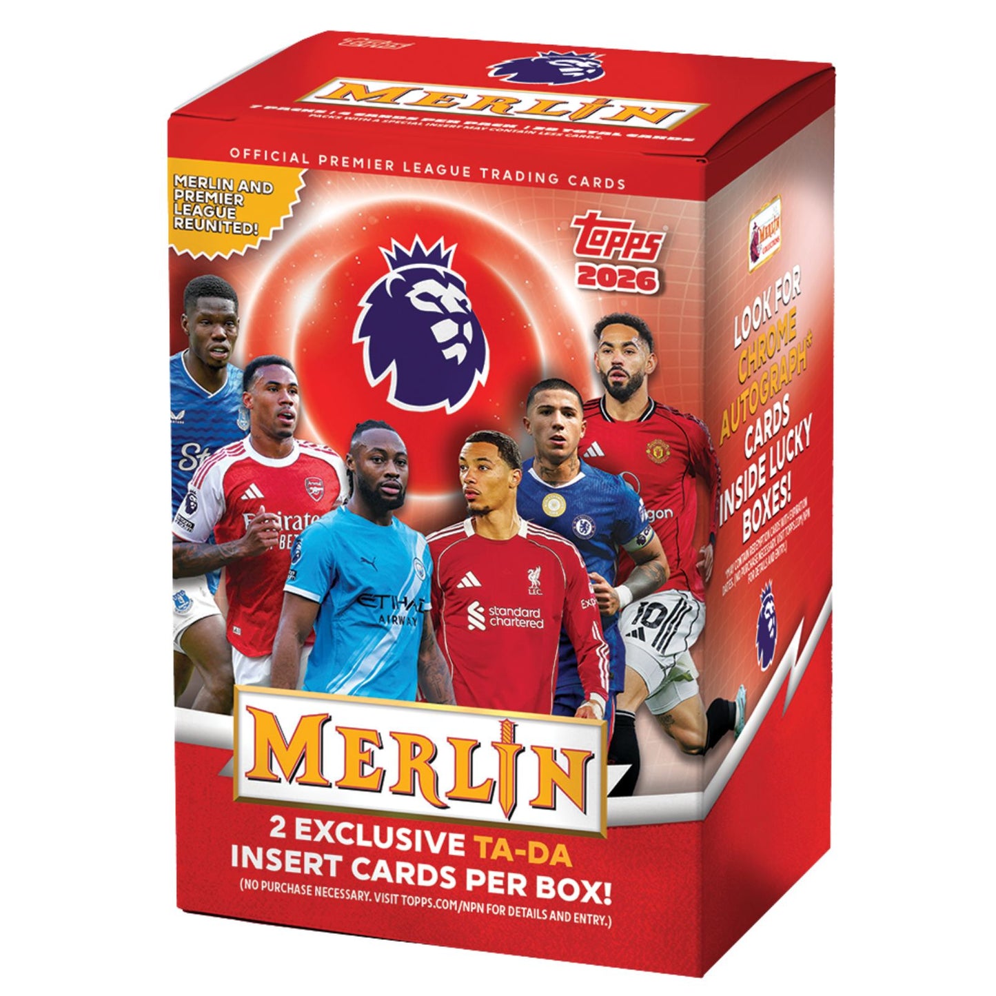 Pre Order - 2026 Topps Merlin Premier League Value / Blaster Box