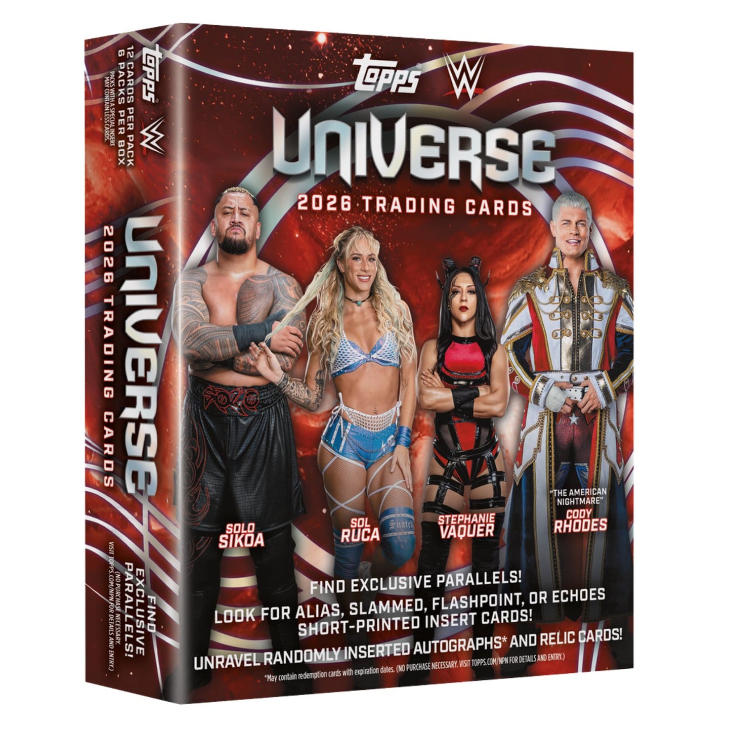 Pre Order- 2026 Topps WWE Universe Mega Box