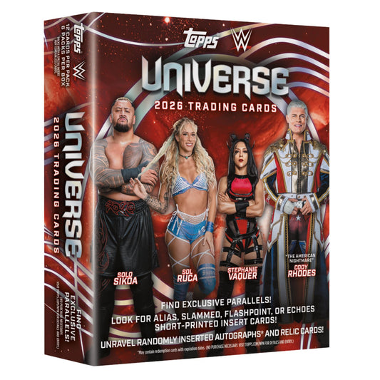 Pre Order- 2026 Topps WWE Universe Mega Box