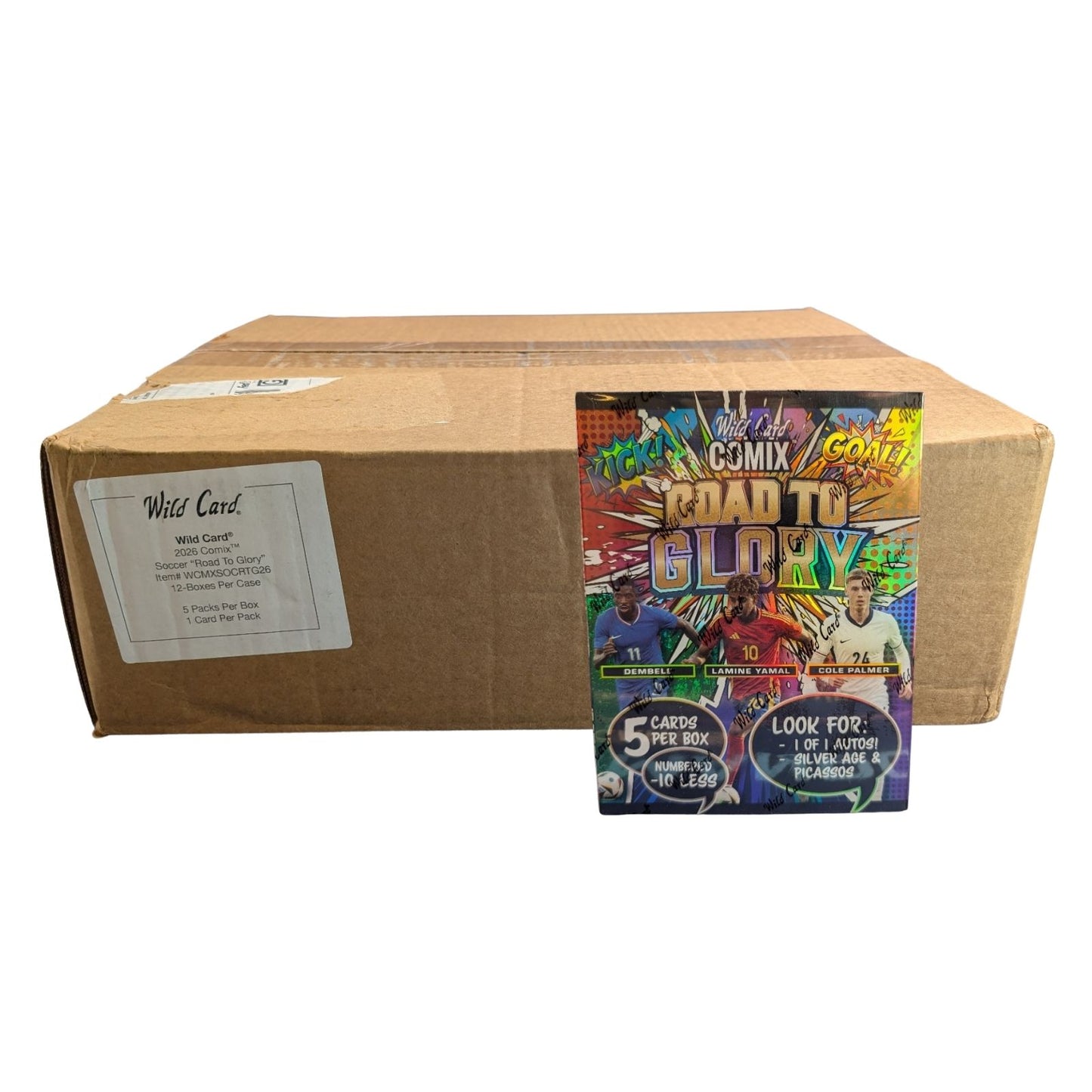 2026 Wild Card Comix Soccer Road to Glory Hobby Sealed Case (12 Boxes)
