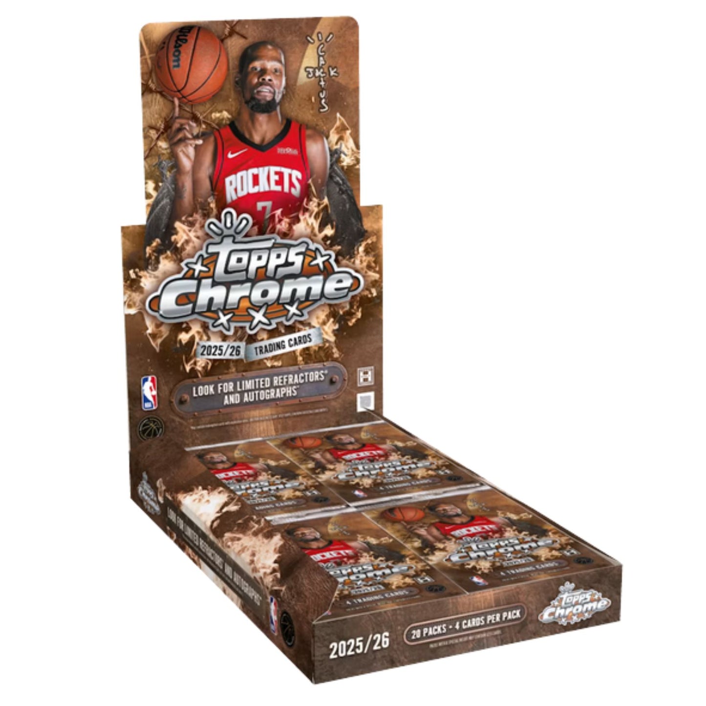 Pre Order - 2025-26 Topps Chrome Cactus Jack Basketball Hobby Box