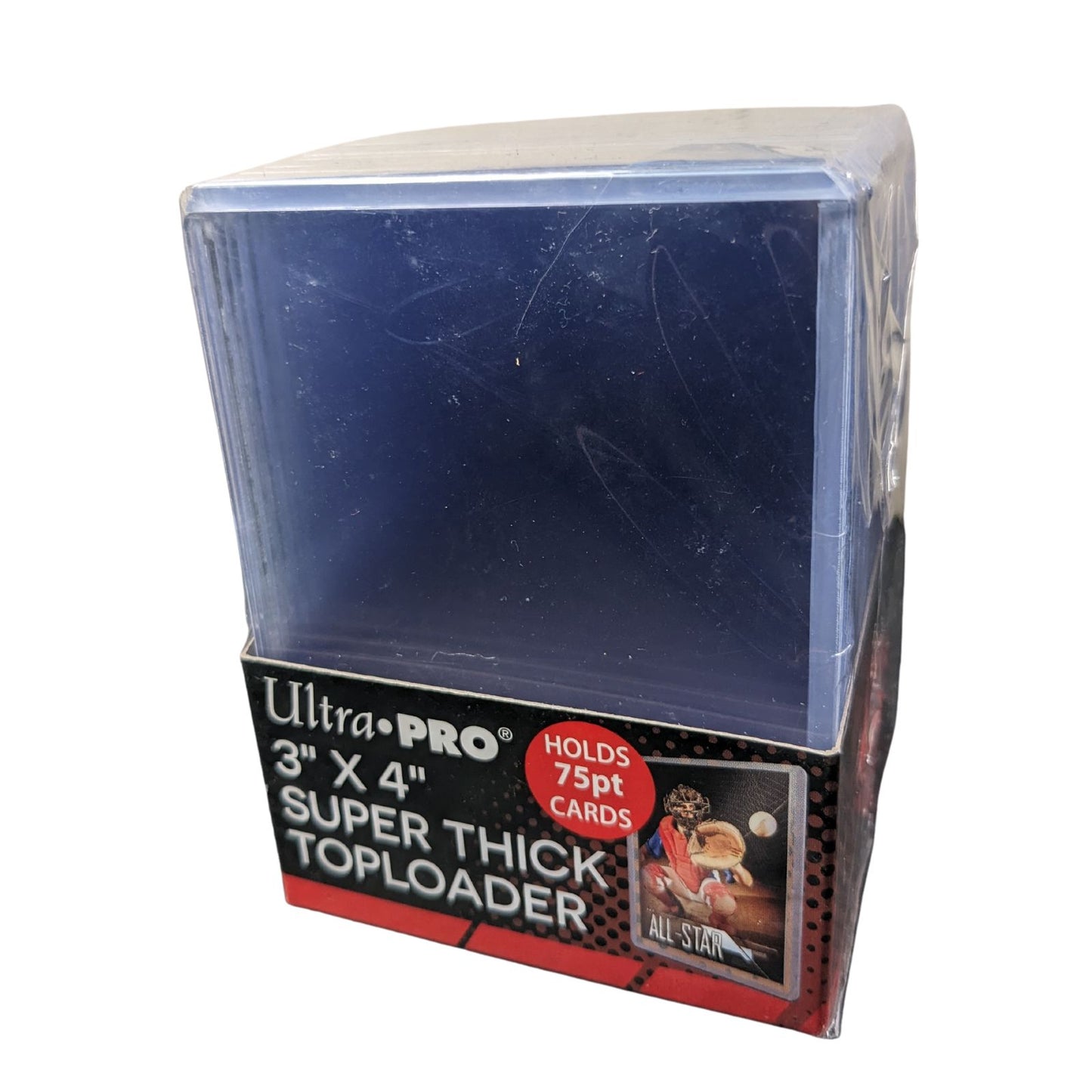 75pt Ultra Pro Toploaders Super épais 3x4 pouces, paquet de 25